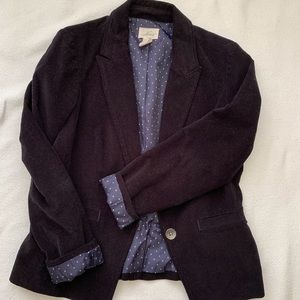 Levi’s Corduroy Blazer w/ Navy Polka Dotted Lining